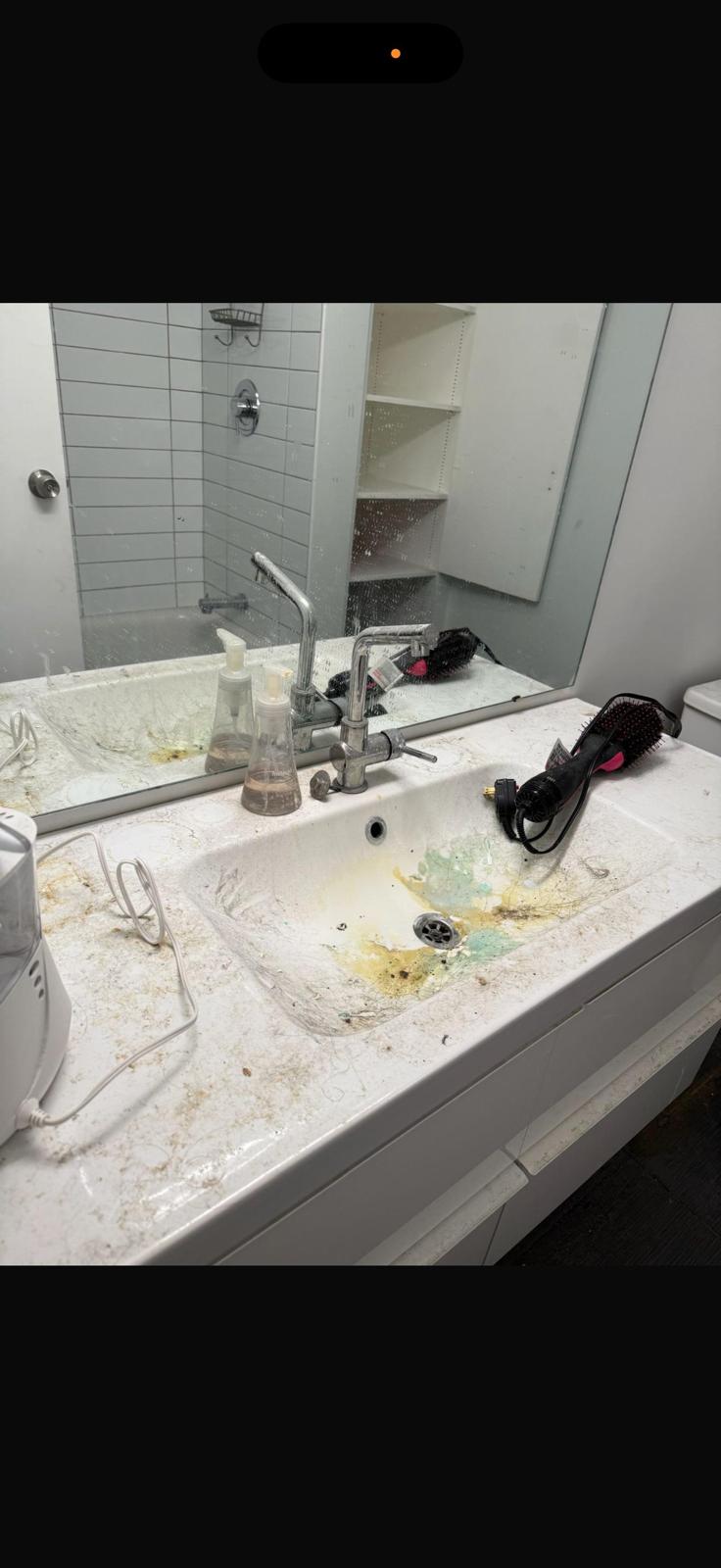 Before — Vanity & sink