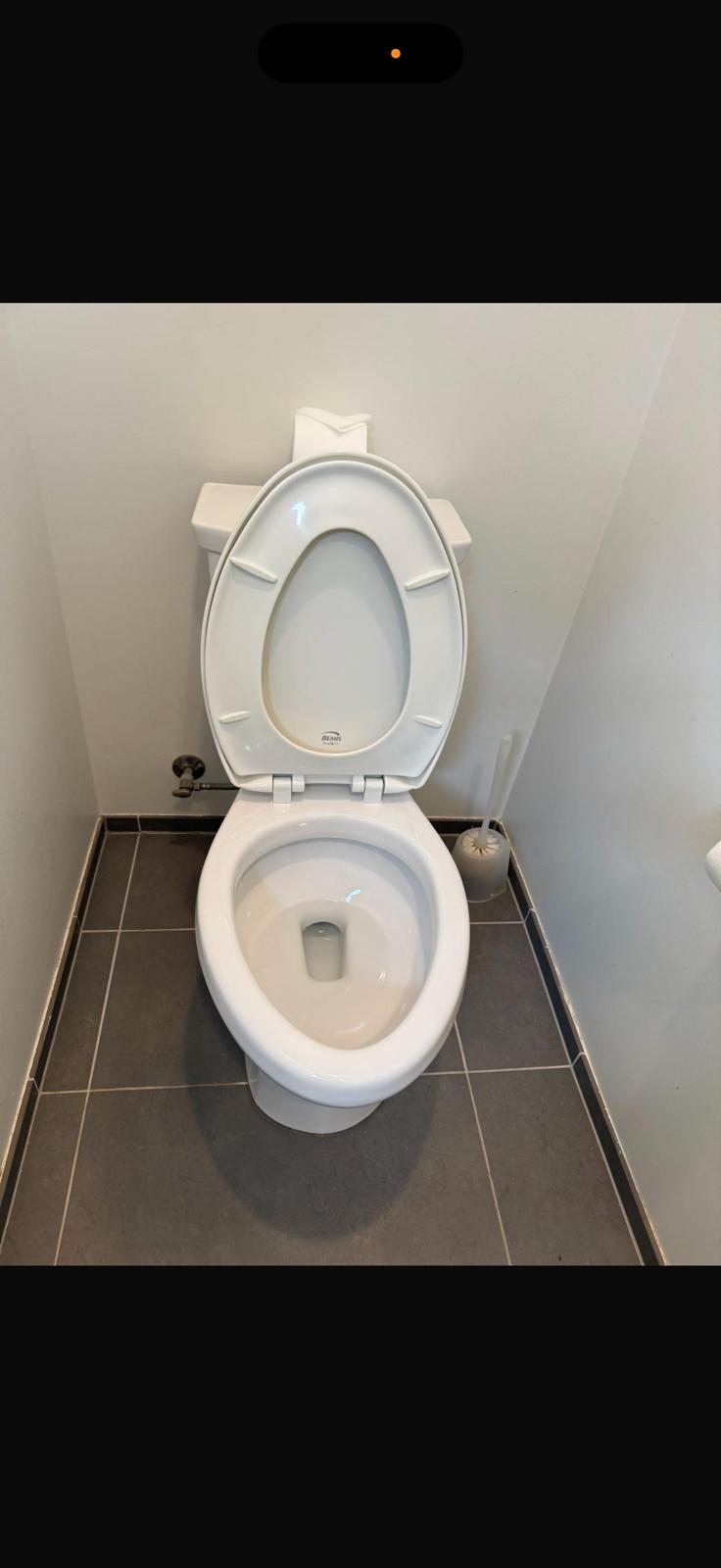 After — Toilet & base